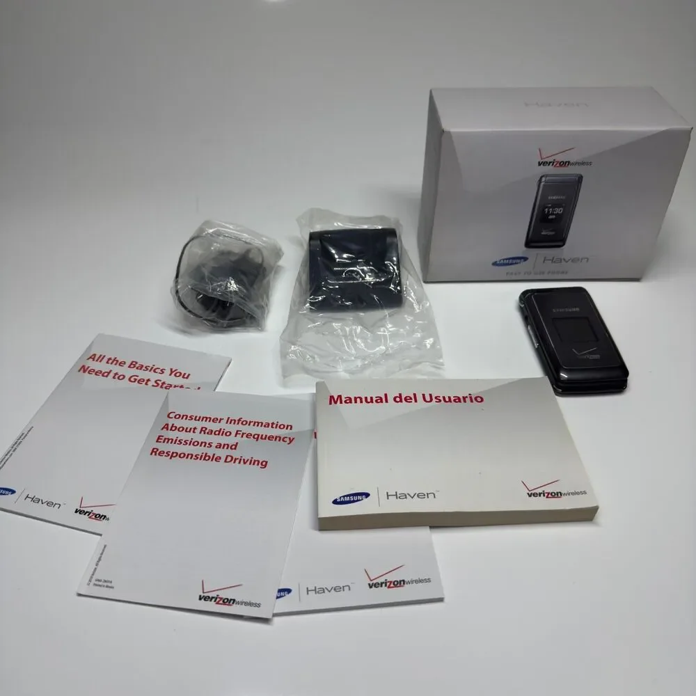 Samsung Haven Model SCHU320 Flip Phone Dark Gray